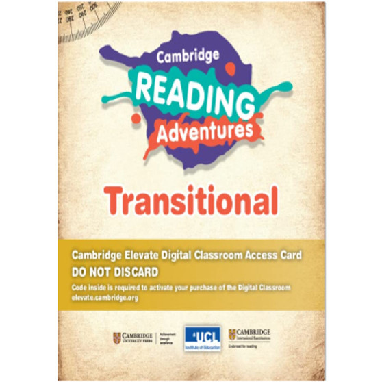 DIGITAL * - Cambridge Reading Adventures Green to White Bands Transitional Digital Classroom Access Card (1 Year Site Licence) - ISBN 9781108465632 DIGITAL * - Cambridge Reading Adventures Green to White Bands Transitional Digital Classroom Access Card (1 Year Site Licence) - ISBN 9781108465632