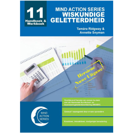 Mind Action Series Wiskundige Geletterdheid Handboek & Werkboek NKABV (2021) - Graad 11 (ISBN: 9781776116874) 