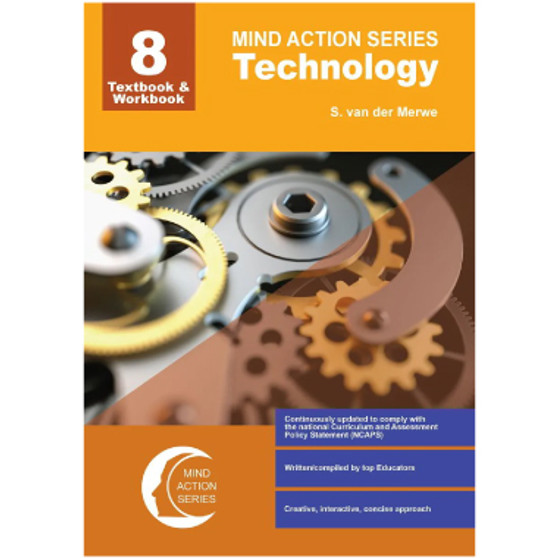 Mind Action Series Technology Textbook & Workbook NCAPS (2018) - Grade 8-ISBN 9781776114443