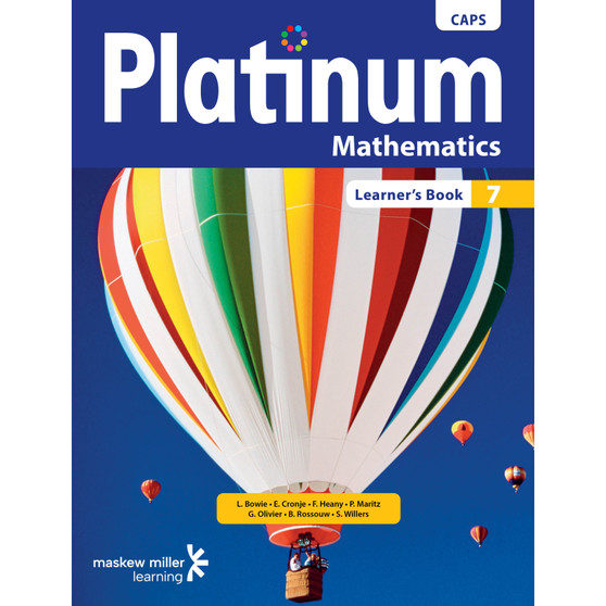 Platinum Mathematics Grade 7 Learner's Book - ISBN 9780636141407
