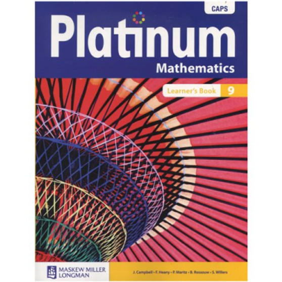 Platinum Mathematics Grade 9 Learner's Book (CAPS) - CAMBRILEARN - ISBN 9780636141452