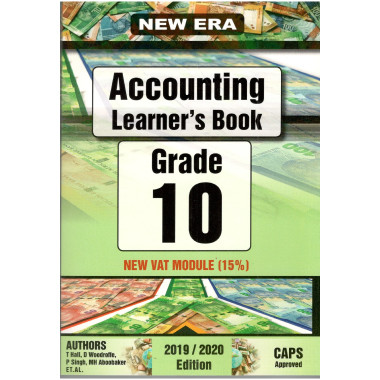 New Era Accounting Gr 10 Learner's Book - ISBN 9781920321406