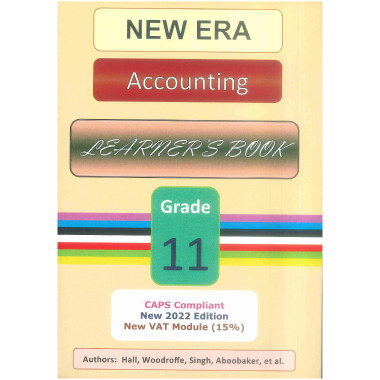 New Era Accounting Grade 11 Learner Book - ISBN 9781920321840