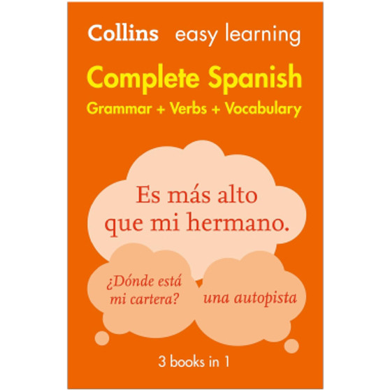  Collins Easy Learning Spanish Complete Grammar, Verbs and Vocabulary (3 books in 1) - CAMBRILEARN - ISBN 9780008141738