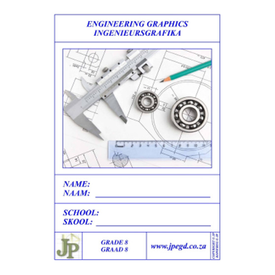 Engineering Graphics & Design Grade 8 WB (JPEGD) - ISBN 978063995680