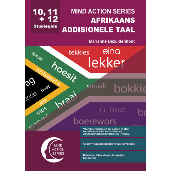 DIGITAL - Mind Action Series Afrikaans 1ste Addisionele Taal Graad 10, 11 & 12 Studiegids NKABV PDF (3 year licence) - ISBN 9781776114887