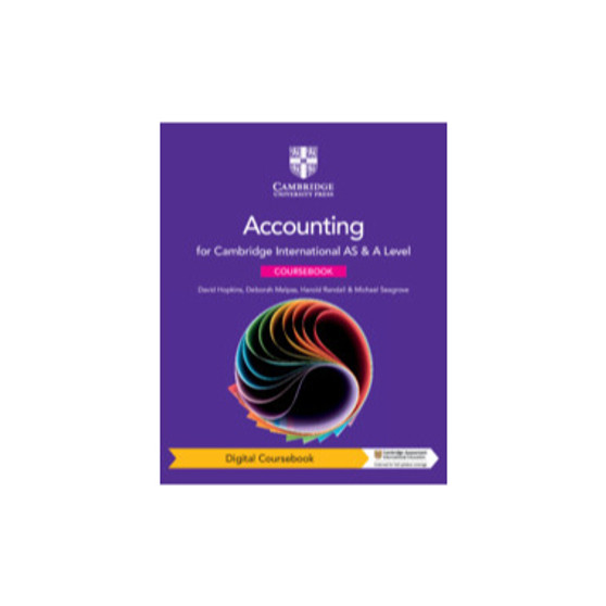 Cambridge International AS & A Level Accounting Digital Coursebook (2 Years) - ISBN 9781108828703
