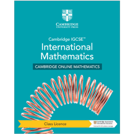 Cambridge IGCSE™ International Mathematics Cambridge Online Mathematics Course - Class Licence (1 Year Access) - ISBN 9781009377690