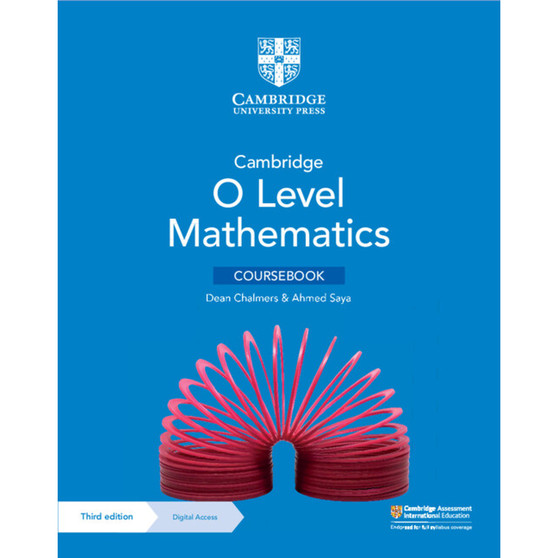 DIGITAL - Cambridge O Level Mathematics Coursebook - Digital Version (3 Years' Access) - ISBN 9781009316446