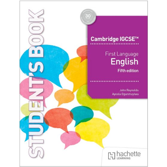 Hodder Cambridge IGCSE First Language English (5th edition) - ISBN 9781036010768