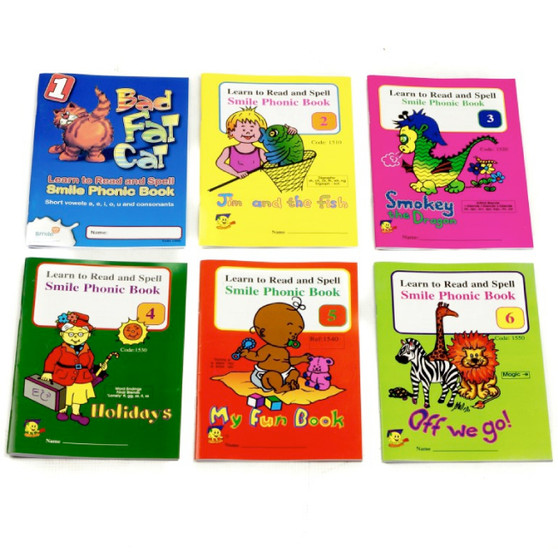 EduSmile Phonic Book Set (set of 6) - JK2156-PA