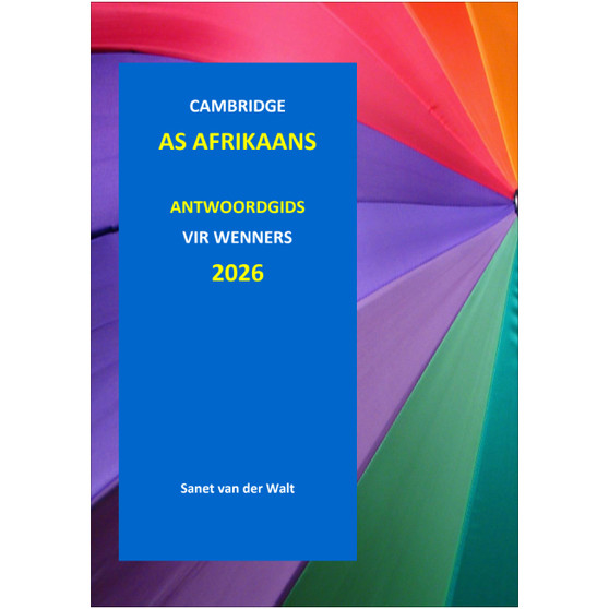 2027 Cambridge AS Afrikaans Antwoordgids (Hardcopy) - 2027AFAS-AG