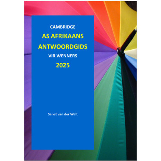 2025 Cambridge AS Afrikaans Antwoordgids (PDF) - 2025AFAS-AGPDF