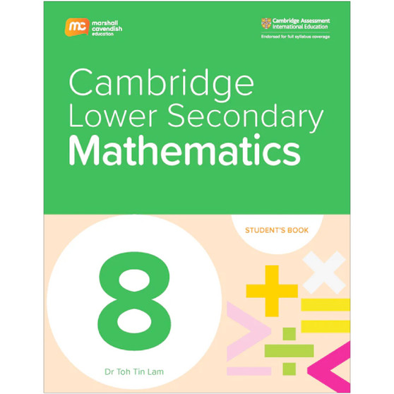 Marshall Cavendish Cambridge Lower Secondary Mathematics Stage 8 Student Book - ISBN 9789815090406