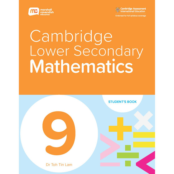 Marshall Cavendish Cambridge Lower Secondary Mathematics Stage 9 Student's Book - ISBN 9789815090413