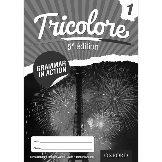 Oxford Tricolore Grammar in Action Workbook 1 (5th edition) (Pack of 8) - ISBN 9781408527436