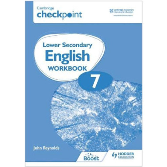 Hodder Cambridge Checkpoint Lower Secondary English Workbook 7 - ISBN 9781398301337
