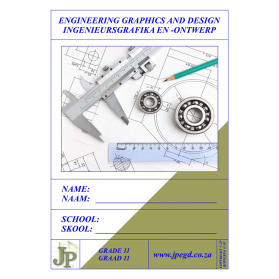 JPEGD Engineering Graphics & Design Grade 11 Workbook (9th edition) - ISBN 9781037066146
