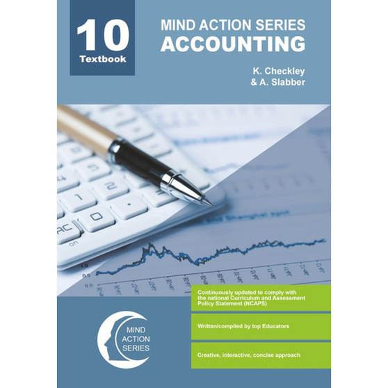 DIGITAL - Mind Action Series Accounting Textbook NCAPS (2022) - Grade 10 PDF (3 Year Licence)