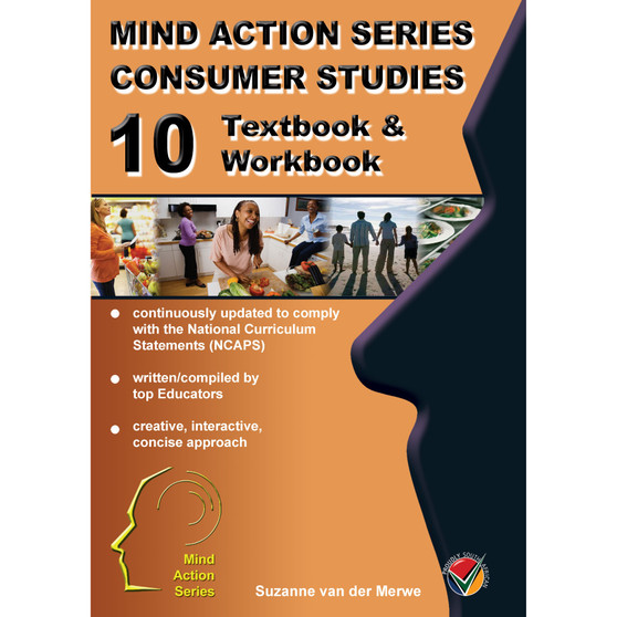 DIGITAL - Mind Action Series Consumer Studies Textbook/Workbook Grade 10 NCAPS PDF (3 year licence) - ISBN 9781869219321