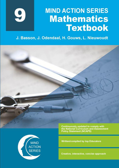 DIGITAL - Mind Action Series Mathematics Textbook (New Edition) CAPS & IEB (2026) - Grade 9 PDF (3 year licence) - ISBN 9780639885520