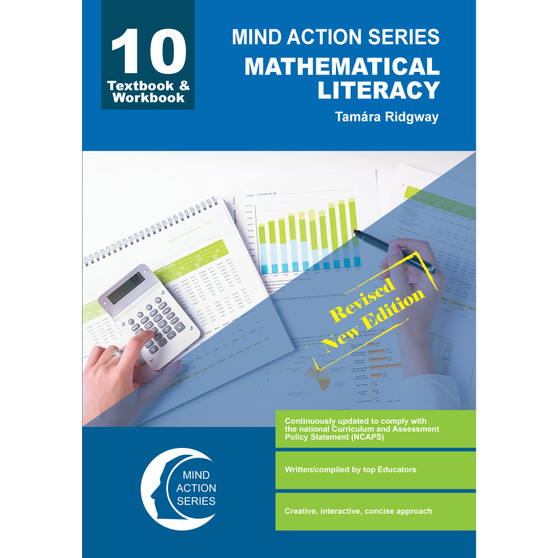 DIGITAL - Mind Action Series Mathematical Literacy Textbook & Workbook Grade 10 NCAPS (2020) PDF (3 Year Licence) - ISBN 9781776116805