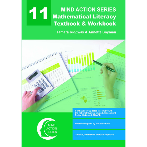 DIGITAL - Mind Action Series Mathematical Literacy Textbook & Workbook Grade 11 NCAPS (2021) PDF (1 Year Licence) - ISBN 9781776116850