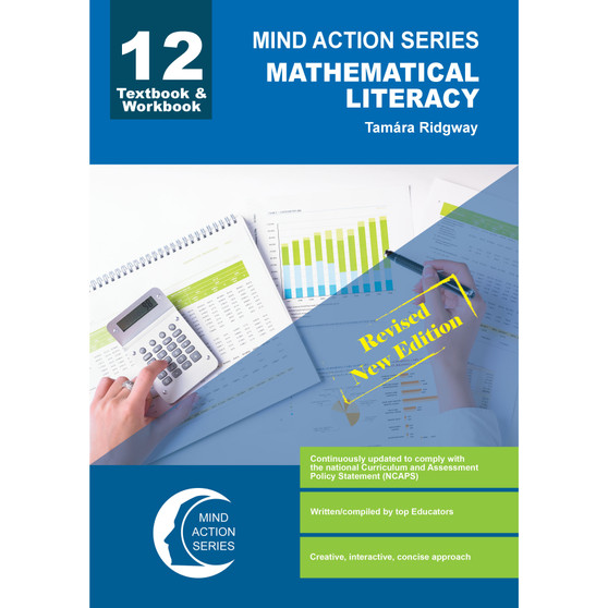 DIGITAL - Mind Action Series Mathematical Literacy Textbook & Workbook Grade 12 NCAPS (2020) PDF (1 Year Licence) - ISBN 9781776116911