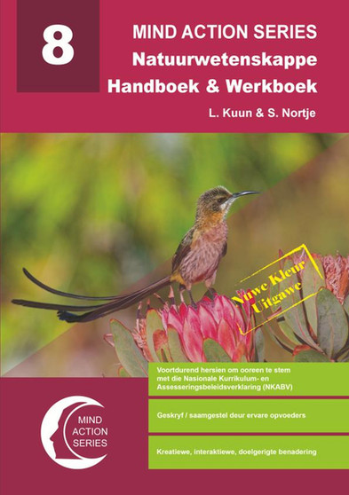 DIGITAL - Mind Action Series Natuurwetenskappe Handboek & Werkboek (Volkleur) Graad 8 NKABV (2025) PDF (1 Year Licence) - ISBN 9781067254193