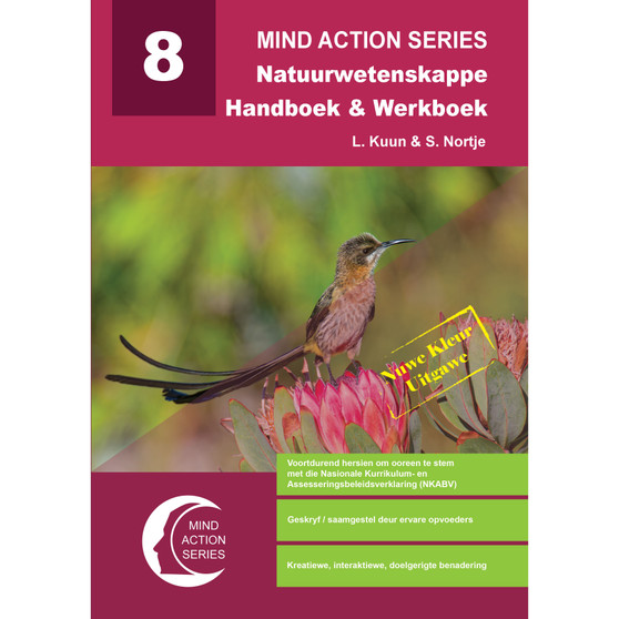 DIGITAL - Mind Action Series Natuurwetenskappe Handboek & Werkboek (Volkleur) Graad 8 NKABV (2025) PDF (1 Year Licence) - ISBN 9781067254193