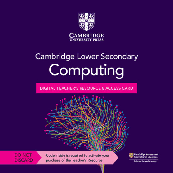 DIGITAL - Cambridge Lower Secondary Computing Digital Teacher's Resource 8 Access Card - ISBN 9781009363082