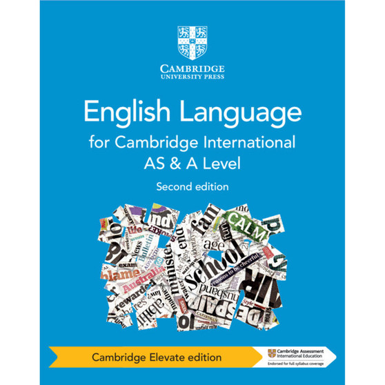 DIGITAL - Cambridge International AS and A Level English Language Digital Coursebook (2 Years) - ISBN 9781108455831