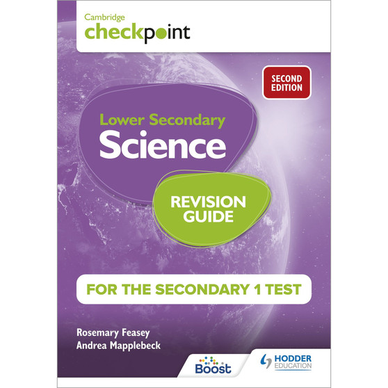 DIGITAL - Cambridge Checkpoint Lower Secondary Science Revision Guide for the Secondary 1 Test (2nd edition) Boost eBook - ISBN 9781398371569