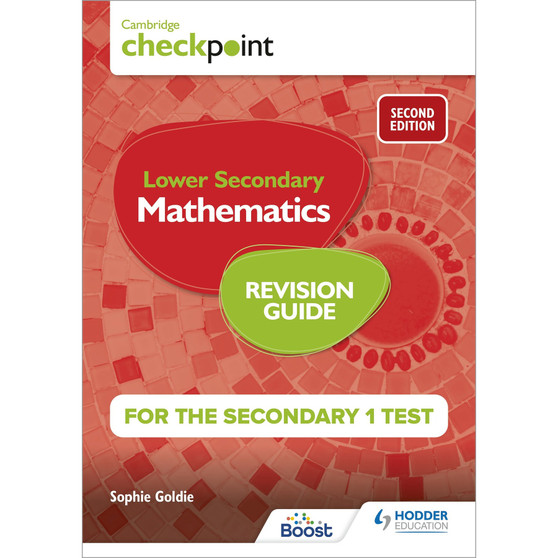 DIGITAL - Cambridge Checkpoint Lower Secondary Mathematics Revision Guide for the Secondary 1 Test (2nd edition) Boost eBook - ISBN 9781398371538