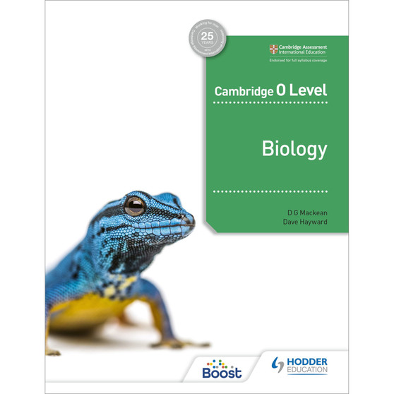 DIGITAL - Cambridge O Level Biology Boost eBook - ISBN 9781398310926