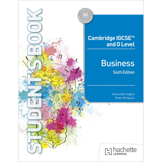 DIGITAL - Cambridge IGCSE and O Level Business Studies Sixth Edition Boost eBook - ISBN 9781036010539