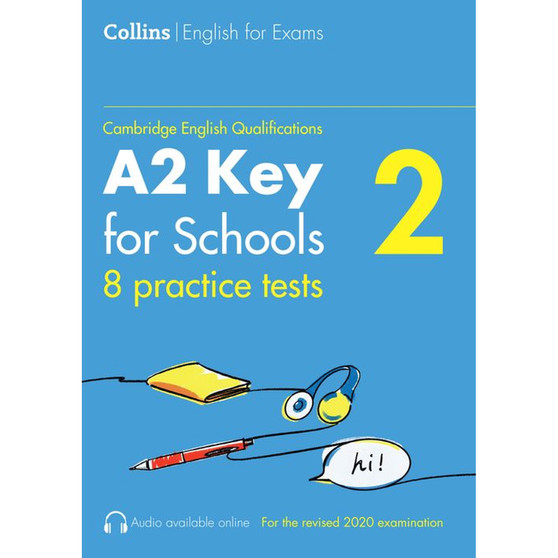 Collins Cambridge English - Practice Tests for A2 Key for Schools (KET) (Volume 2): (First edition) - ISBN 9780008484163