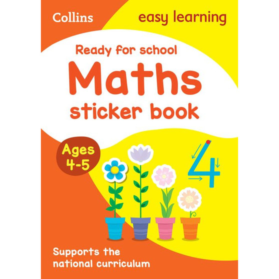 Easy Learning - Ready for school: maths Sticker Book Ages 4-5 - ISBN 9780008775339