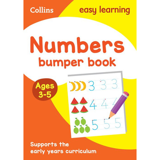 Collins Easy Learning Preschool - Numbers Bumper Book Ages 3-5: Ideal for home learning - ISBN 9780008275426