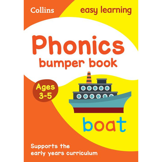Collins Easy Learning Preschool - Phonics Bumper Book Ages 3-5: Ideal for home learning - ISBN 9780008275433