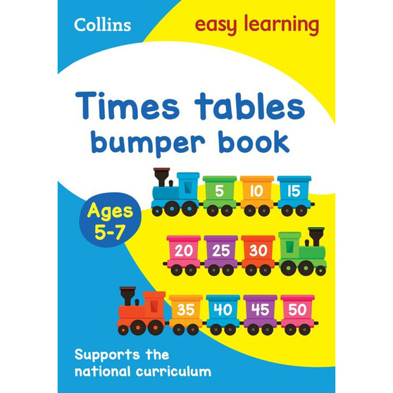 Collins Easy Learning KS1 - Times Tables Bumper Book Ages 5-7: Ideal for home learning - ISBN 9780008151485