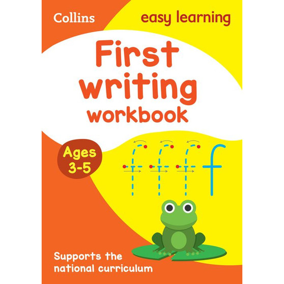 Collins Easy Learning Preschool - First Writing Workbook Ages 3-5: Ideal for home learning - ISBN 9780008387877