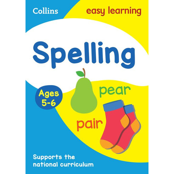 Collins Easy Learning KS1 - Spelling Ages 5-6: Ideal for home learning - ISBN 9780008134365