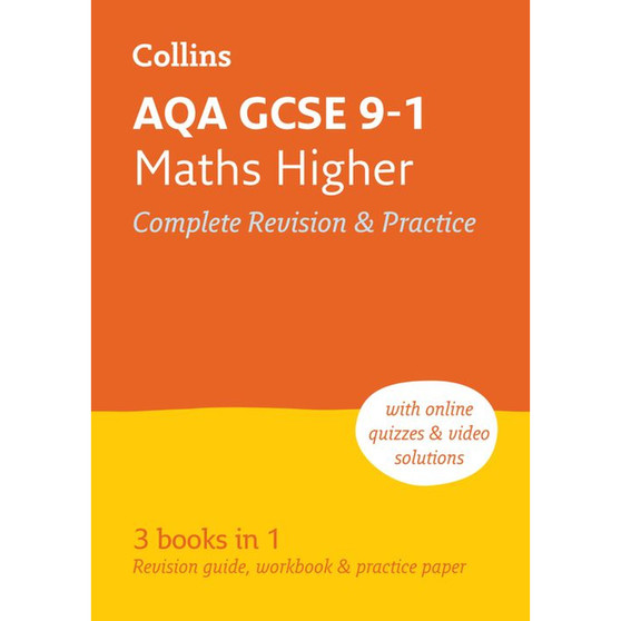 Collins GCSE Grade 9-1 Revision - AQA GCSE 9-1 Maths Higher All-in-One Complete Revision and Practice: Ideal for the 2026 and 2027 exams includes online edition, quizzes and video solutions - ISBN 9780008112509