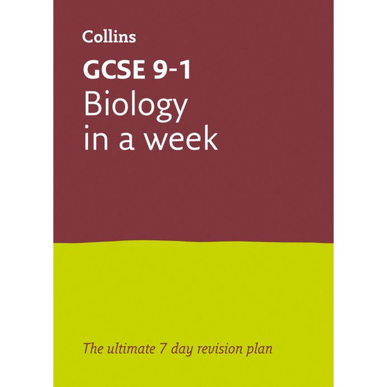 Collins GCSE Grade 9-1 Revision - GCSE 9-1 Biology In A Week: Ideal for the 2026 and 2027 exams - ISBN 9780008276041