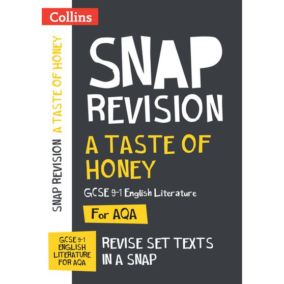 Collins GCSE Grade 9-1 SNAP Revision - A Taste of Honey AQA GCSE 9-1 English Literature Text Guide: Ideal for the 2026 and 2027 exams - ISBN 9780008520328