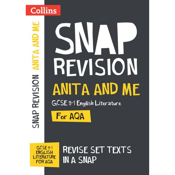 Collins GCSE Grade 9-1 SNAP Revision - Anita and Me AQA GCSE 9-1 English Literature Text Guide: Ideal for the 2026 and 2027 exams - ISBN 9780008520106