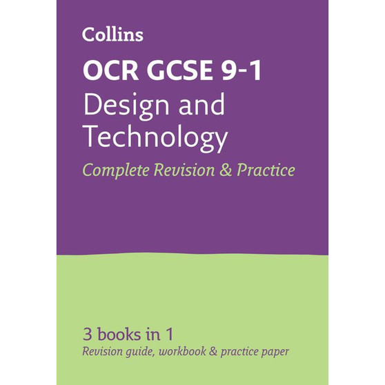 Collins GCSE Grade 9-1 Revision - OCR GCSE 9-1 Design & Technology All-in-One Complete Revision and Practice: Ideal for the 2026 and 2027 exams includes online edition - ISBN 9780008227418