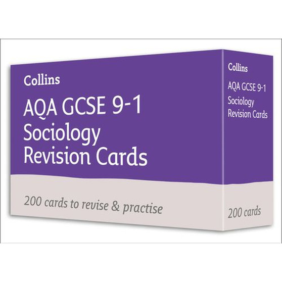 Collins GCSE Grade 9-1 Revision - AQA GCSE 9-1 Sociology Revision Cards: Ideal for the 2026 and 2027 exams - ISBN 9780008399320