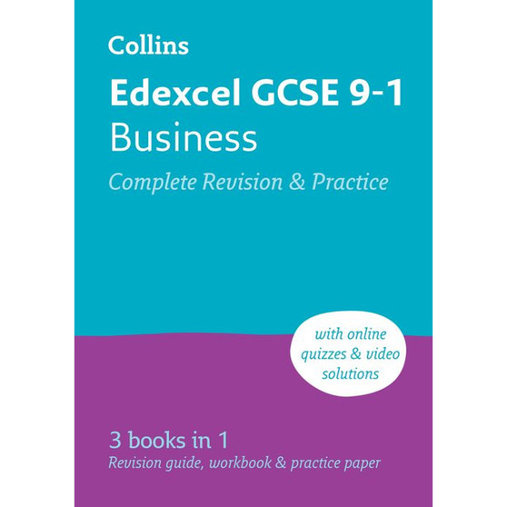 Collins GCSE Grade 9-1 Revision - Edexcel GCSE 9-1 Business Complete Revision and Practice: Ideal for the 2026 and 2027 exams includes online edition, quizzes and video solutions (Second edition) - ISBN 9780008646455